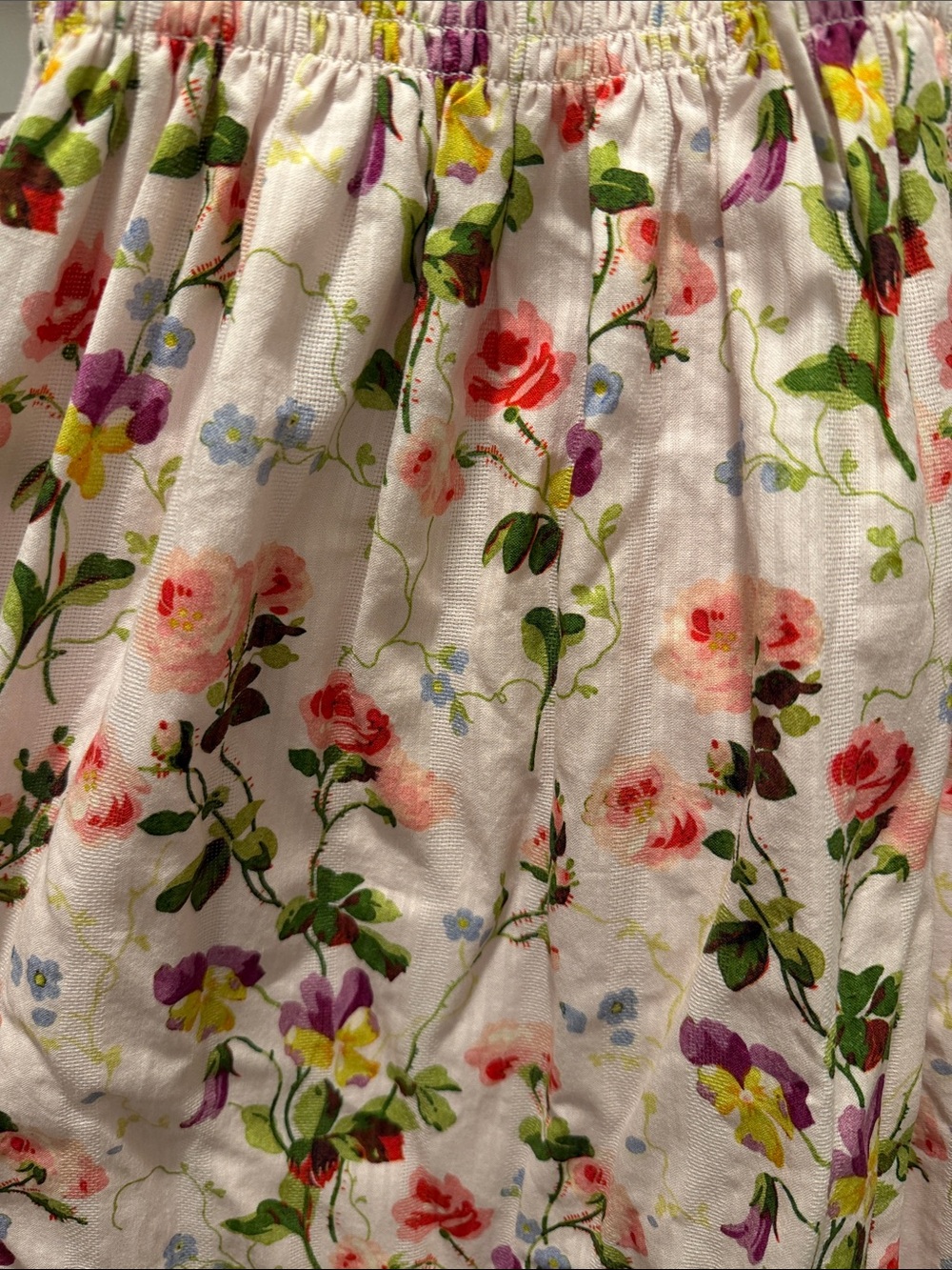 Hill House Pink Floral Smocked Maxi Dress - Picture 3 of 3
